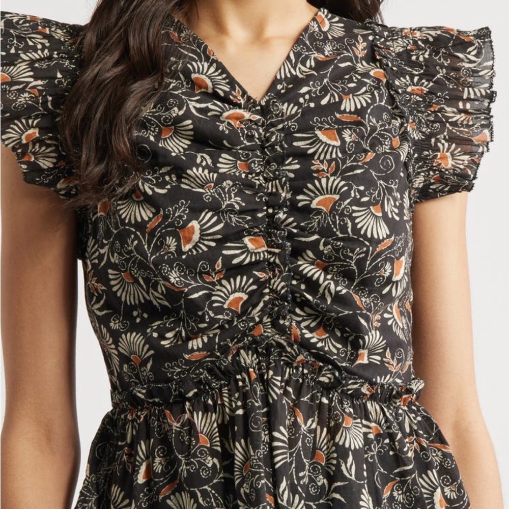 XS Cali Cassia Ruffle Sleeve Top - By Rails - Picture 8 of 9